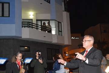 Telde rinde homenaje a Luis López Sosa con el descubrimiento de una placa en el mirador de Clavellinas/TA y FJS Fotografía.